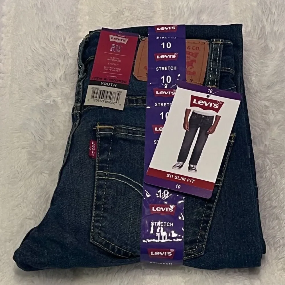 NEW! Levi’s 511 Slim Youth Jeans - Picture 7 of 15